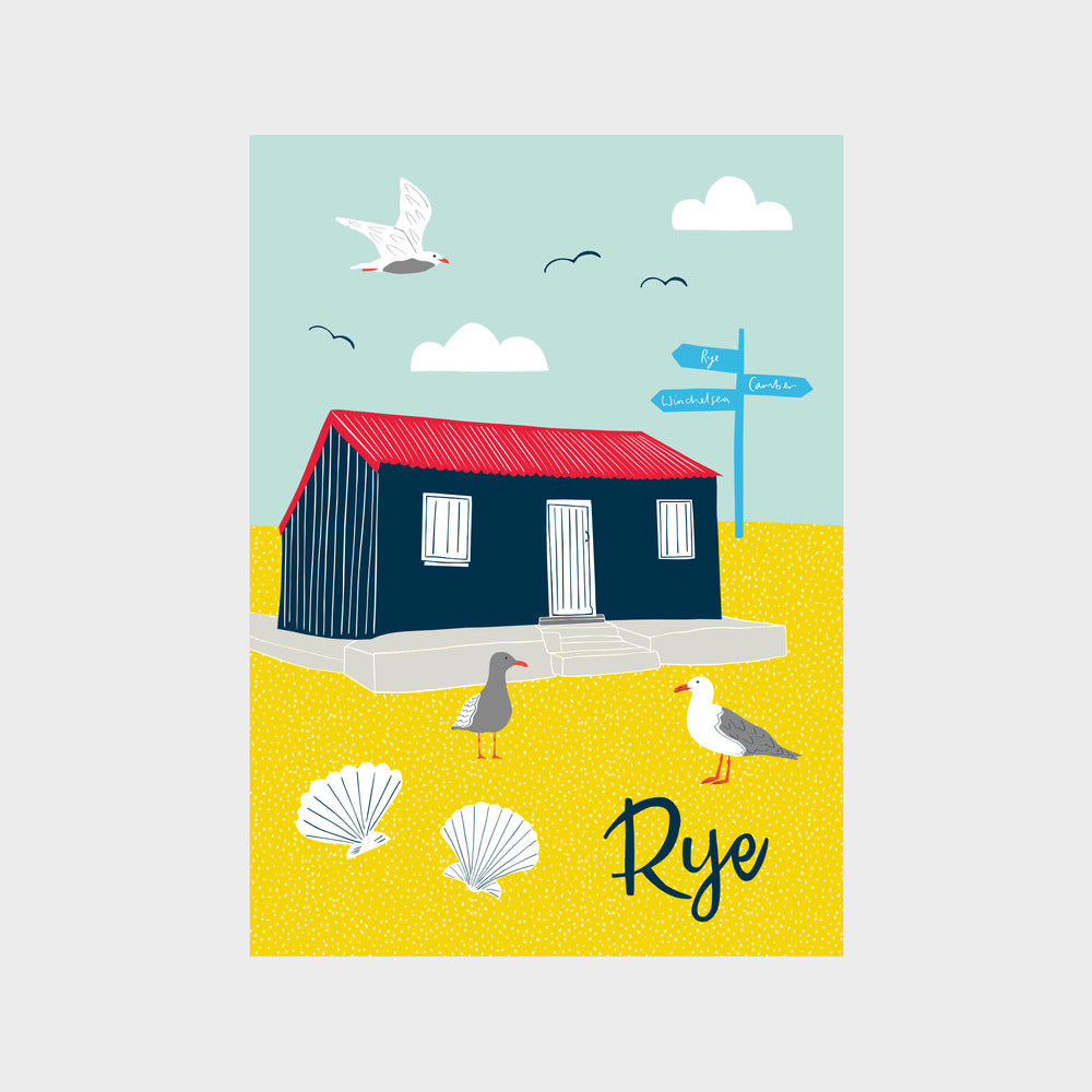 Magnet - Rye Red Hut - no backing board -  (MAG20) - Min order 50 - Product listed as singles